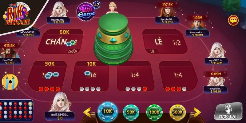 Giao diện game Xóc Đĩa RIKVIP được đánh giá cao